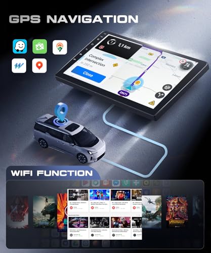 VECHTEL 8 Core 6G+128G Android 15 Car Radio for Fiat 500X 2014-2020, 9 Inch IPS HD Screen Tactile Stereo Car Stereo Car Co Carplay Android Car Wireless DSP GPS Wi-Fi USB Bluetooth 5.0 FM RDS Rear View Camera