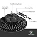 ANTLUX UFO High Bay LED Lighting, 150W (600W HID/HPS Replacement), 19500LM, 5000K Daylight White, IP65 Waterproof, Warehouse Lights, Commercial Workshop 150 Watts LED High Bay Light Fixtures