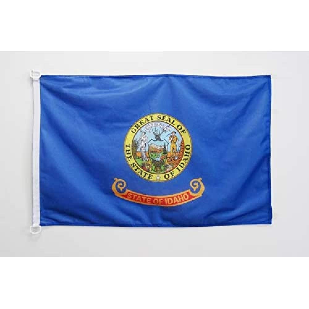 AZ FLAG Idaho Nautical Flag 18'' x 12'', US state of Idaho flags 30 x 45 cm, Banner 12x18 in for boat — image 1