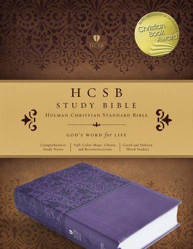 HCSB Study Bible, Purple LeatherTouch, Indexed Imitation Leather โ September 1, 2015