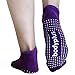 PRETMANNS Pilates Yoga Grip Socks for Women – Non Slip Sticky Barre Yoga Socks – 2 Pairs Medium – Fit Shoe Size 7-9