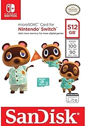 SanDisk MicroSD Card 512GB Nintendo Switch Memory