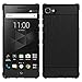 BlackBerry Motion Case, PUSHIMEI Soft TPU Brushed Anti-fingerprint Full-body Protective Phone Case Cover For BlackBerry Motion / BlackBerry Krypton (Black)