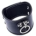HAOWEI Adult Sexy Role-Playing Restraints O Ring Choker Dog Collar Leather Locking Neck Bondage Collar for BDSM (Pulling Rope,Padlock 2 Pieces)