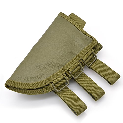 Rifle Stock Pack, Cheek Pad / Buttstock Ammo Holder Pouch, Tactical