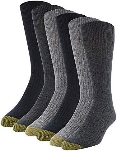 gold toe men's dress socks amazon Amazon.com: GOLDTOE Men's Rayon Blend Dress Socks, Assorted Stripes & Dots,  Mid-Calf Crew, Shoe Size 6-12.5 (US, Numeric, 6, 12.5, Regular, Regular, 3,  Black/Gray/Blue) : Clothing, Shoes & Jewelry