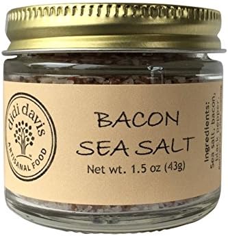 Salt Traders Real Smoked Bacon Sea Salt - 1.5 oz Net Wt. (Glass Jar)