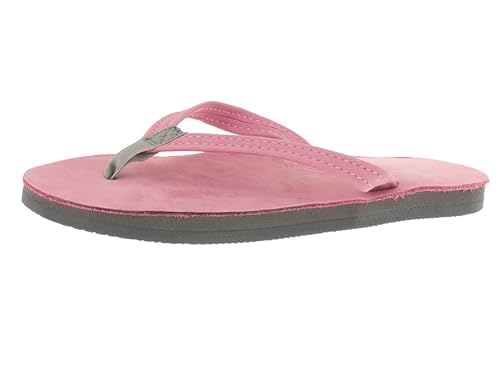 pink rainbow flip flops