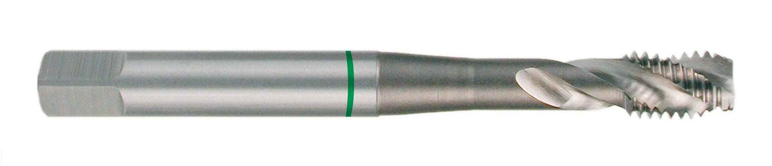 Ruko HSSE-Co 5 Machine Tap, DIN 371, Ground, Bright Finish, M 2.5 x 0.45 mm Nominal Thread Size, 50.0 mm Length, R234025E