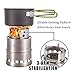 RoryTory Portable Stainless Steel Camping Gasifier Twig Stove - Compactible Design - Wood Backpacking Stove Camp Mini Portable Woodburning Fire Lightweight Stove Set - Compact for Survival Kit