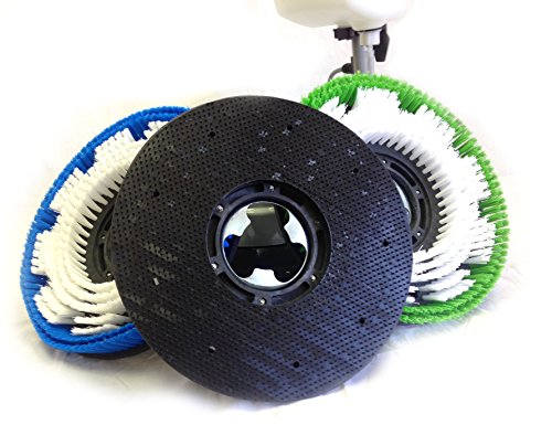 Industrial Floor Polisher Machine with (1 Tank + 2 Brushes + 1 Pad Holder) ,1.5 HP
