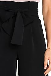 GUOLEZEEV Black Pants for Women High Waisted Wide