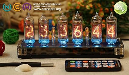 Moonflor Classic Nixie Clock Kit In 14 Tubes See Through Acry