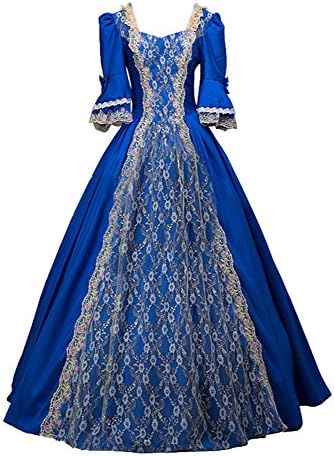 SALELOLITA 18th Century Themed Europea Gown Gothic Victorian Dresses Masquerade Carnivale Gown Medieval Historical Costume