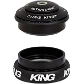 Chris King InSet 7 Headset, 1 1/8-1.5 44mm Jet Black | Inset 7 Headset