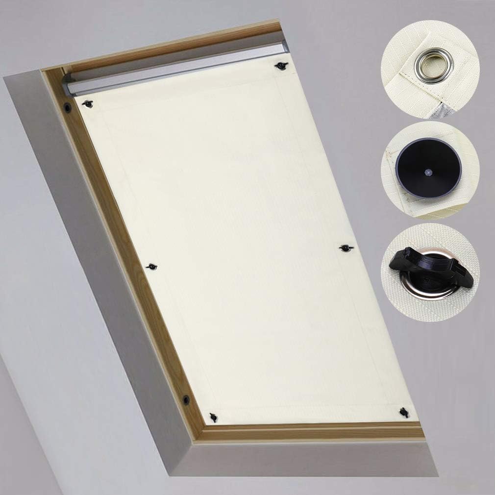 iKINLO Rideau occultant CK04 pour Fenêtres de Toit VELUX,Store