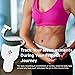 Etekcity Digital Body Weight Bathroom Scale with Step-On Technology, 400 Pounds, Body Tape Measure Included, Elegant Black (12 inch x 12 inch upgraded Platform)