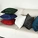 Artcest Set of 2, Decorative Velvet Bed Throw Pillow Case, Sofa Soft Quilted Pattern, Comfortable Couch Cushion Cover, 18