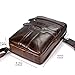 Langzu Men's Genuine Leather Cowhide Vintage Messenger Bag Shoulder Bag Crossbody Bag