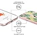 MOSNOVO iPhone 6S Case/iPhone 6 Case, Fashion Tropical Palm Leaves Clear Design Printed Transparent Plastic Hard Back Phone Case with Soft TPU Bumper Protective Case Cover for iPhone 6/iPhone 6S