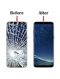 Samsung Galaxy S8 - Kit de reparación de pantalla de repuesto para Samsung Galaxy S8 G950 (Galaxy S8 5.8'), color negro