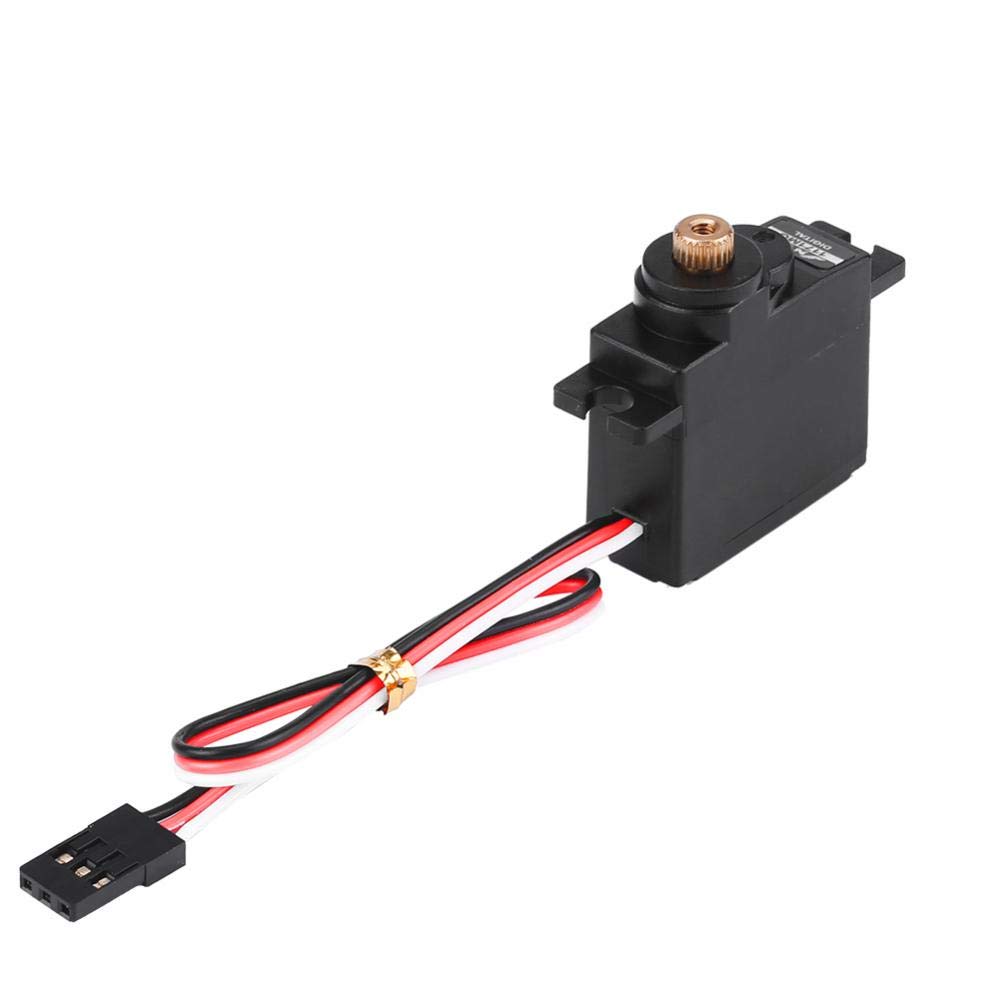 Mini Servo, Digital Metal Gear 17g Analog Servo 4.8-6V for RC Fixed Wing Airplane, UAV Drones, Robotics, Electric Toy Cars, Model Plane Hobby Kits, RC Racing Competitions