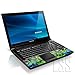LSS 15 15.6 Inches Laptop Notebook Skin Sticker with 2 Wrist Pads - Reusable Cover Protector Vinyl Sticker Cover Decal Fits 13