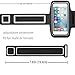 DAZL iPhone 8 7 Sport Armband with Reflective Strip Water Resistant Sports Armband 5.5-Inch Touch Screen Smartphones case for Apple iPhone 5/6/7/6 Plus Samsung Galaxy S5/S6/S7/S8 Keychain, Black