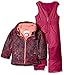 Columbia Kid's Frosty Slope Set Outerwear, Deep Blush Snow Splatter, 3T