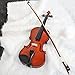 Eastar EVA-1 Solid 1/4 Natural Violin Set For Kid Beginner Student with Hard Case, Rosin, Shoulder Rest, Bow, Clip-on Tuner and Extra Strings