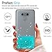 LG G6 Case,LG G6 + Glitter Case with HD Screen Protector for Girls Women,LeYi Bling Shiny Moving Quicksand Liquid Clear TPU Protective Phone Cover Case for LG G6 / LG G6 Plus ZX Turquoise