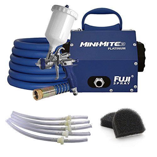 Fuji T75G Mini-Mite 3 Gravity Platinum HVLP Spray System + Accessory Kit