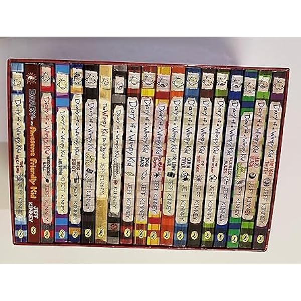 Jeff Kinney Diary of a Wimpy Kid 19 Books Series Complete