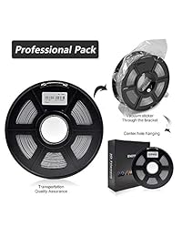 Filamento para impresora 3D PLA de 0.069 in, PLA de 2.2 lbs de fibra de carbono, 2.2 lbs, precisión dimensional + - 0.001 in, filamento para impresora 3D