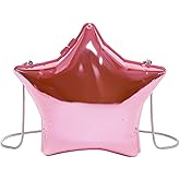 LORBIFIN Women Acrylic Shoulder Bag Star Shape Messenger Evening Crossbody Clutch Purse for Wedding Party
