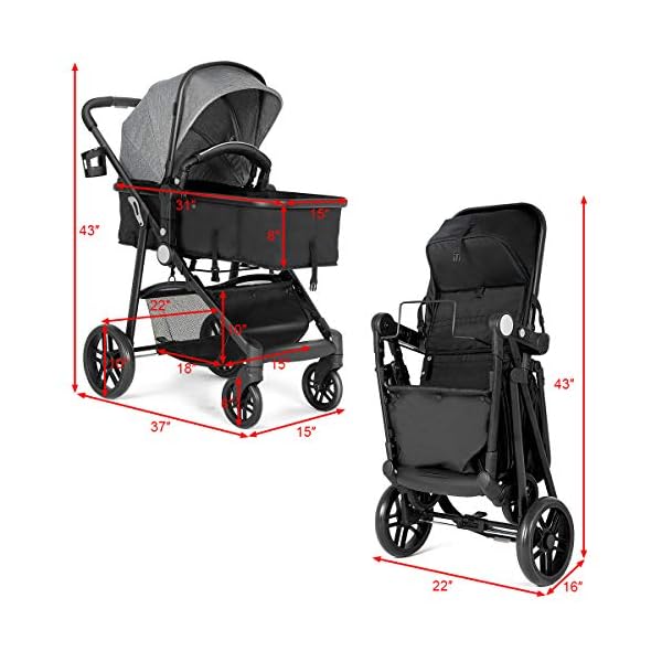 stroller 5 point harness
