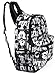 Disney Kids' Mickey Mouse All Over Print Backpack, Black, One Size