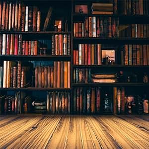 Amazon.com : AOFOTO 6x6ft Retro Bookshelf Backdrops