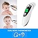 Red Medical Forehead and Ear Thermometer Professional Digital Medical Thermometer Instant Read with Improved Accuracy for Baby & Adult - FDA Approved