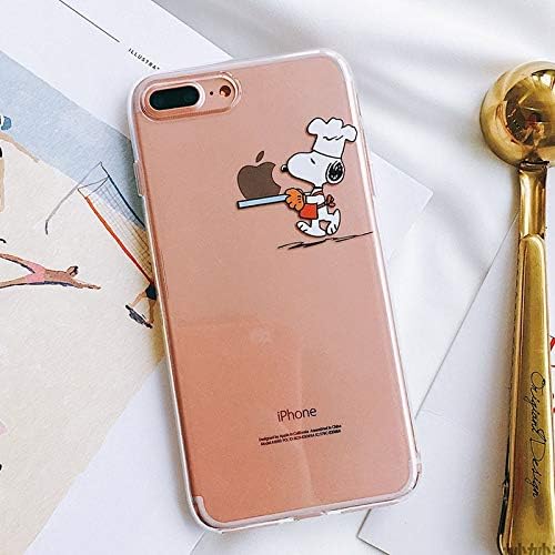 Transparent Ultra Thin Cartoon Case for iPhone 8 8plus 7 7 Plus Phone Cases Clear Cases for iPhone 6 s 6s Plus X XR XS Max Cases (1, for iPhone X)