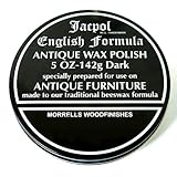 Jacpol Beeswax English Formula Antique Furniture Wax Polish â€“ Dark 5oz 142g (dark - 420g)