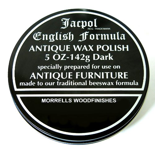 Jacpol Beeswax English Formula Antique Furniture Wax Polish – Dark 5oz 142g (dark - 420g)