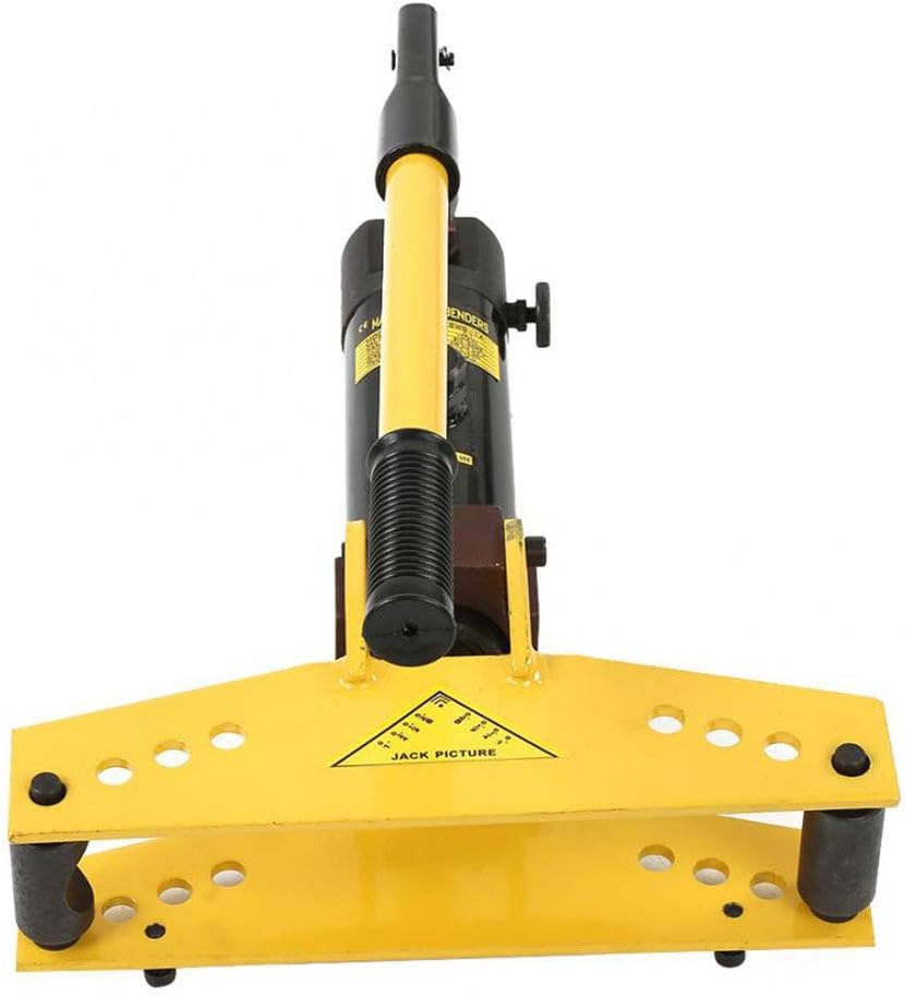LXB Hydraulic Pipe Bending Machine, with 4 Bending Machine Useful Hand Tool Set Pipe Bending Machine 10-25Mm, Suitable for Factory, Construction, Wire, Pipe Installation