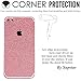 iPhone 7 Plus Bling Skin Sticker, Supstar Full Body Coverage Glitter Vinyl Decal - Dustproof, Anti-Scratch for Apple iPhone 7 Plus (Rose)