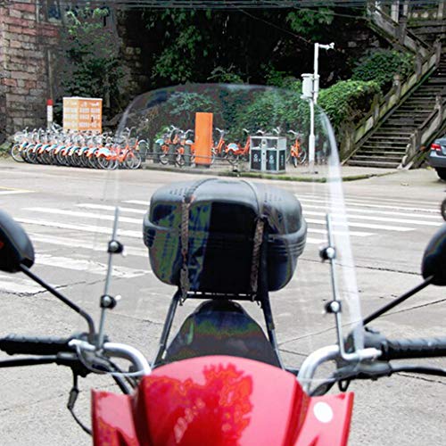 Startview Motorcycle Electric Vehicle PC Plate Shatterproof Wind-Proof Windshield (Clear)