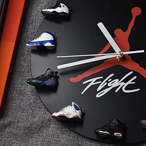 12" Jordan Shoe Clock Air Jordan 3D Sneaker Clock with 112 Mini