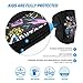 MOVTOTOP Kids Knee and Elbow Pads with Bike Gloves Toddler Protective Gear Set for Skateboard, Roller-Skating, Bike Knee Pads for Boys Girls Children L/XL