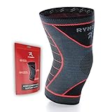Rymora Knee Support Brace Compression Sleeve for Men and Women (Single Wrap) (Large) - for Joint Pain, Arthritis, Ligament Injury, Meniscus Tear, ACL, MCL, Running, Sports