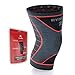 Rymora Knee Support Brace Compression Sleeve for Men and Women (Single Wrap) (Large) - for Joint Pain, Arthritis, Ligament Injury, Meniscus Tear, ACL, MCL, Running, Sports