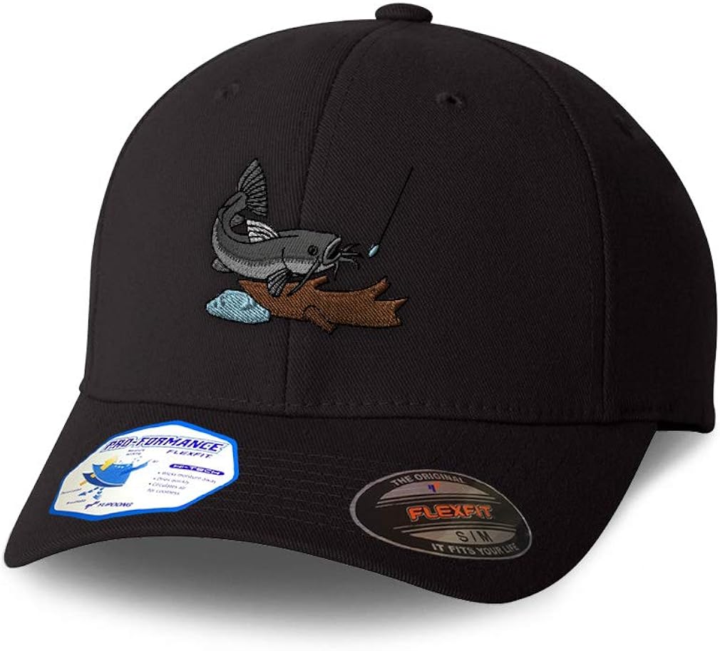 Flexfit Hats for Men & Women Animal Wildlife Saltwater Fish Catfish at
